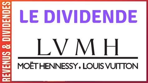 action lvmh dividende|does lvmh pay dividends.